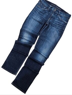 Citizens of Humanity Dark Wash Distressed Straight Leg Denim Jeans Size 28